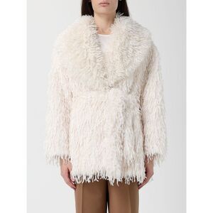 Jakke Fur Coat Woman White
